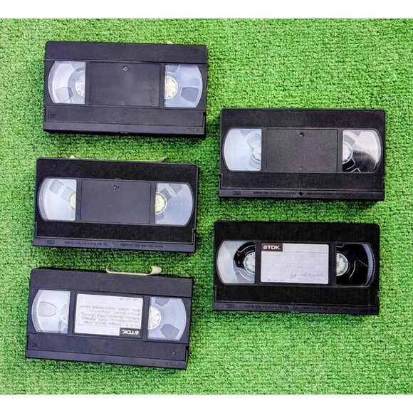 Recordable Blank VHS TDK T160 Various Tapes Vintage 2005-10 Years Lot of 5 EUC - Picture 1 of 3